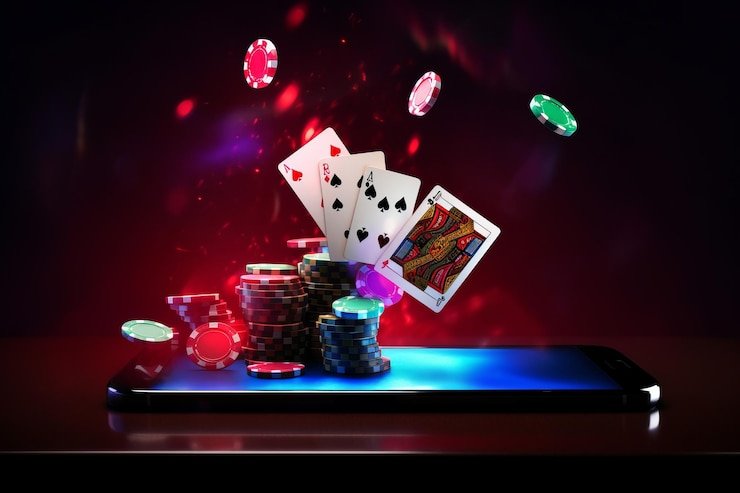 Tombol Cash Out dengan nilai terkini di meja blackjack live